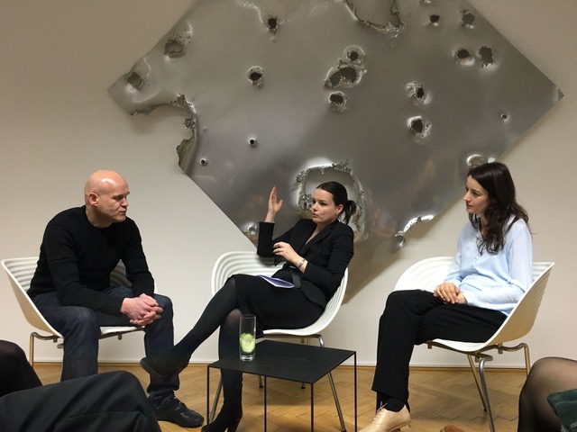 Laback Artspace – Artist Talk – Esther Stocker und Tomas Eller im Gespräch mit Birgit Laback